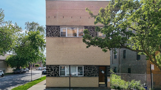 2958 S Lowe Ave, Chicago, IL 60616 - view of front of home with stone siding and brick siding