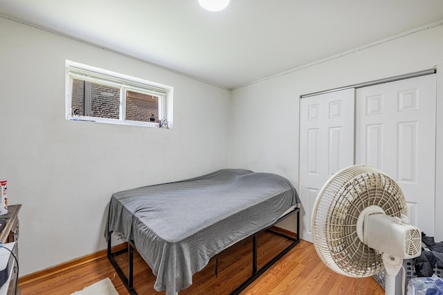 2958 S Lowe Ave, Chicago, IL 60616 - bedroom with wood finished floors and a closet