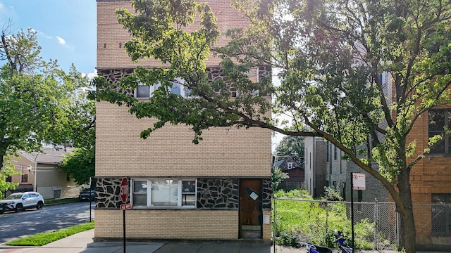 2958 S Lowe Ave, Chicago, IL 60616 - view of front of home featuring brick siding and stone siding