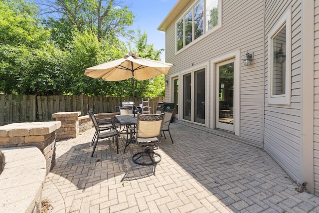 23 S Elm St, Palatine, IL 60067 - view of patio / terrace featuring outdoor dining area