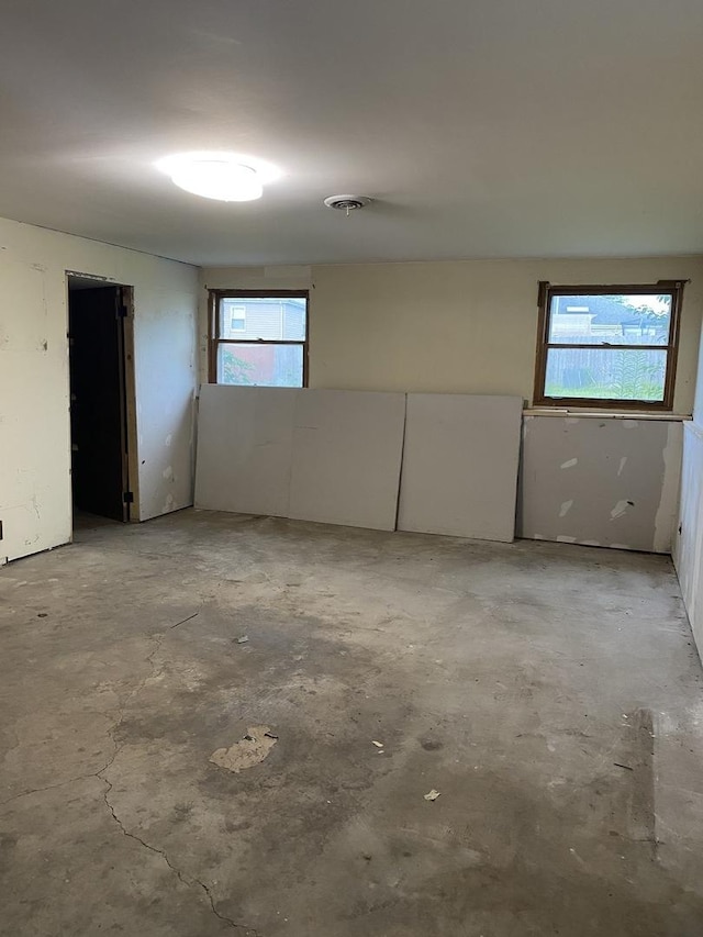 17212 Cottage Ct, Tinley Park, IL 60487 - empty room featuring unfinished concrete flooring