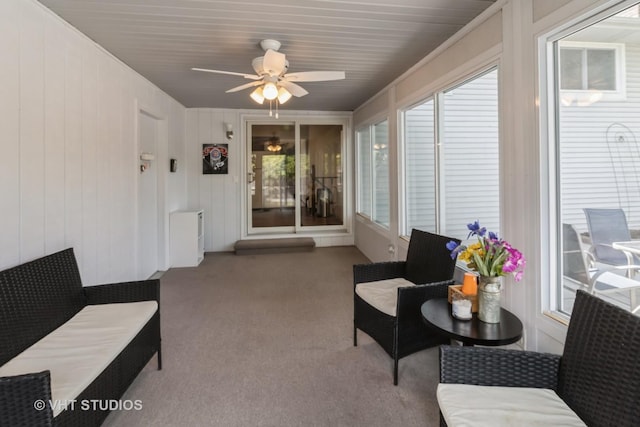 1942 Trail Ridge St, Arlington Heights, IL 60004 - sunroom featuring healthy amount of natural light and carpet flooring