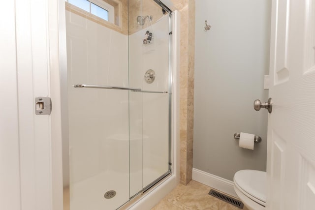 605 Ironwood Cc Dr, Normal, IL 61761 - full bathroom featuring a shower stall and toilet