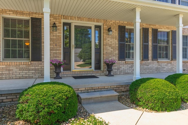605 Ironwood Cc Dr, Normal, IL 61761 - doorway to property with a porch and brick siding