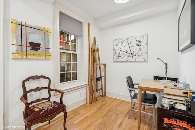 2249 W Warren Blvd, Chicago, IL 60612 - home office featuring wood finished floors and baseboards