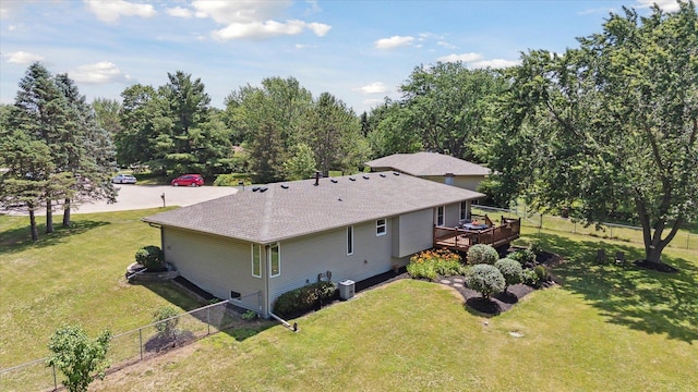 11740 Wagon Ln, Roscoe, IL 61073 - view from above of property featuring a tree filled landscape
