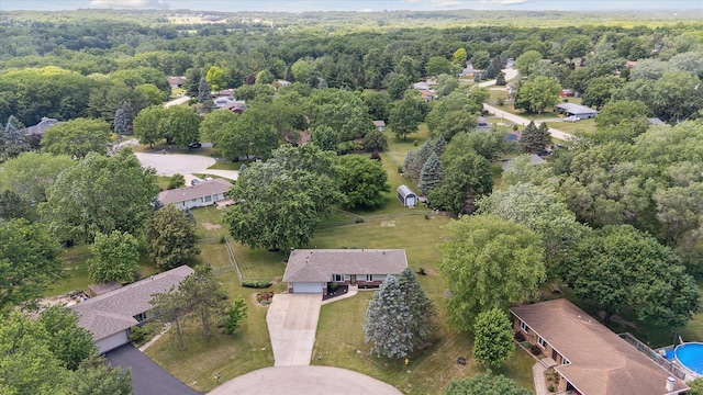 11740 Wagon Ln, Roscoe, IL 61073 - drone / aerial view of a forest