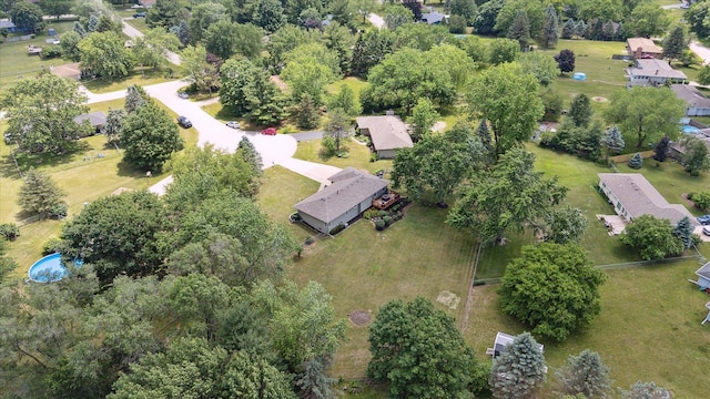 11740 Wagon Ln, Roscoe, IL 61073 - aerial view of property and surrounding area