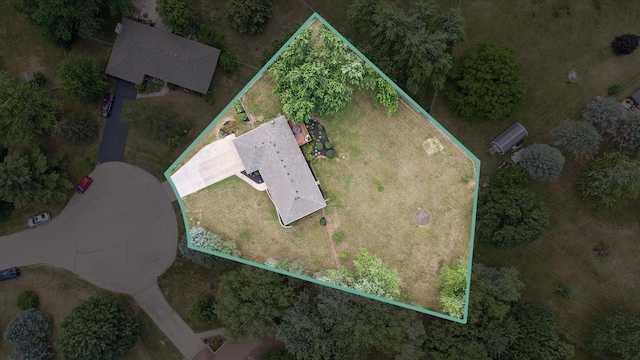 11740 Wagon Ln, Roscoe, IL 61073 - aerial overview of property's location with property parcel outlined