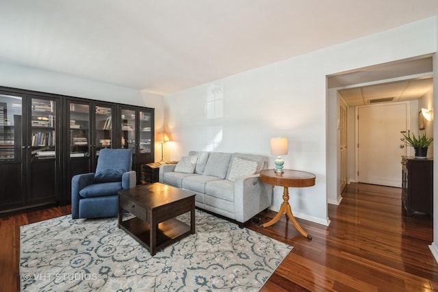 521 Coventry Ln Unit 3, Crystal Lake, IL 60014 - living room featuring wood finished floors