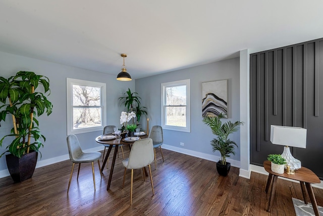 22W046 Mccormick Ave, Glen Ellyn, IL 60137 - dining room with plenty of natural light and dark wood-type flooring