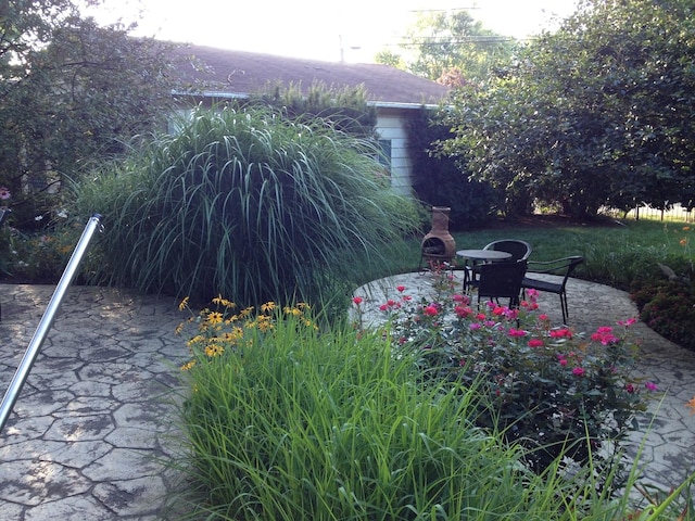 410 W 12th St, Sterling, IL 61081 - view of yard featuring a patio area