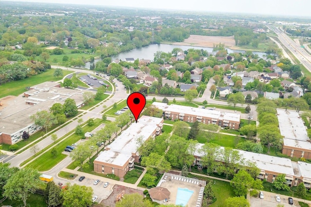 461 N Jonathan Dr Unit 204, Palatine, IL 60074 - drone / aerial view of a large body of water