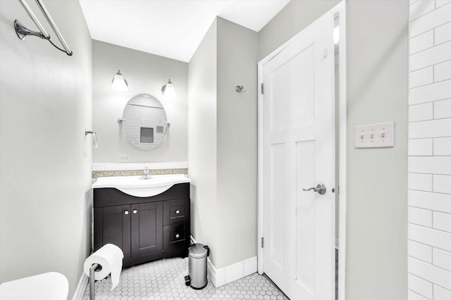 461 N Jonathan Dr Unit 204, Palatine, IL 60074 - bathroom featuring vanity and tile patterned flooring