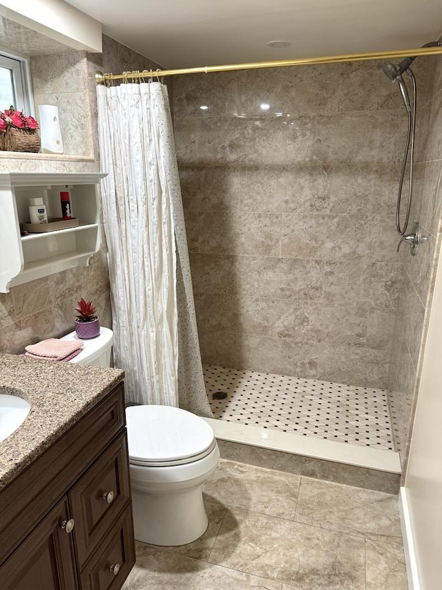 26575 N Fairfield Rd, Wauconda, IL 60084 - full bathroom with tiled shower and vanity
