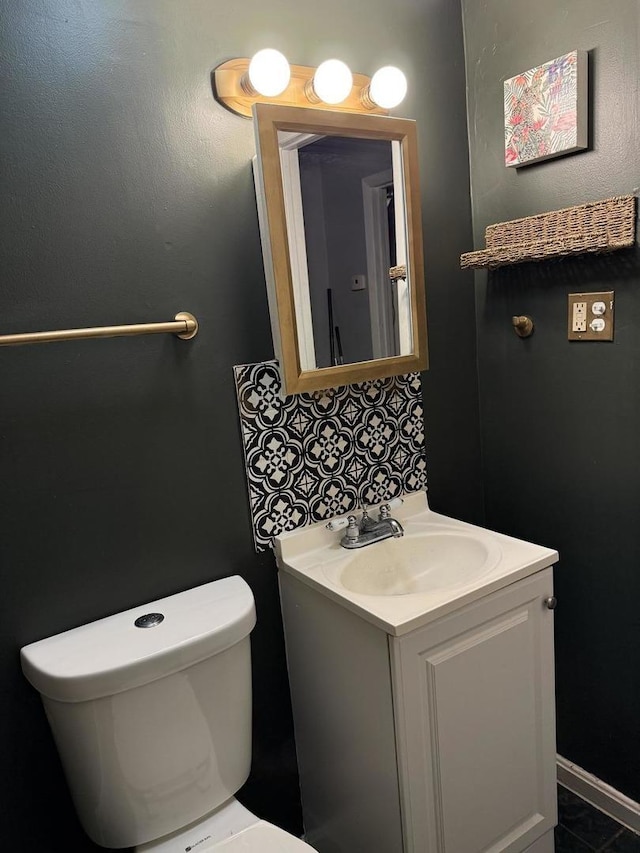 5814 S Laflin St, Chicago, IL 60636 - half bath featuring vanity and toilet