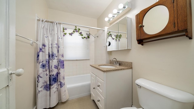 215 E 3rd St, Byron, IL 61010 - bathroom with vanity and shower / bathtub combination with curtain