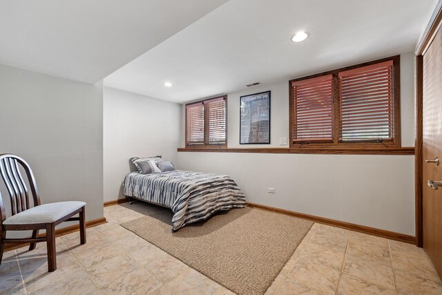 9901 Mission, Palos Park, IL 60464 - bedroom with baseboards and recessed lighting