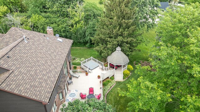 9901 Mission, Palos Park, IL 60464 - aerial view of property and surrounding area