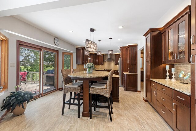 9901 Mission, Palos Park, IL 60464 - dining area with recessed lighting