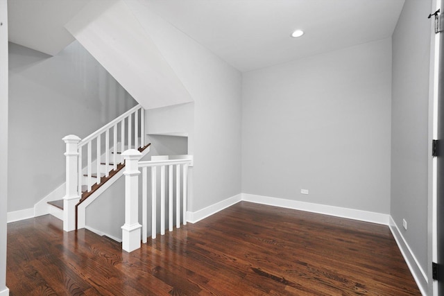5426 N Bernard St, Chicago, IL 60625 - stairs featuring wood finished floors and recessed lighting