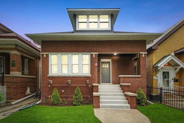 5426 N Bernard St, Chicago, IL 60625 - view of front facade with brick siding and covered porch
