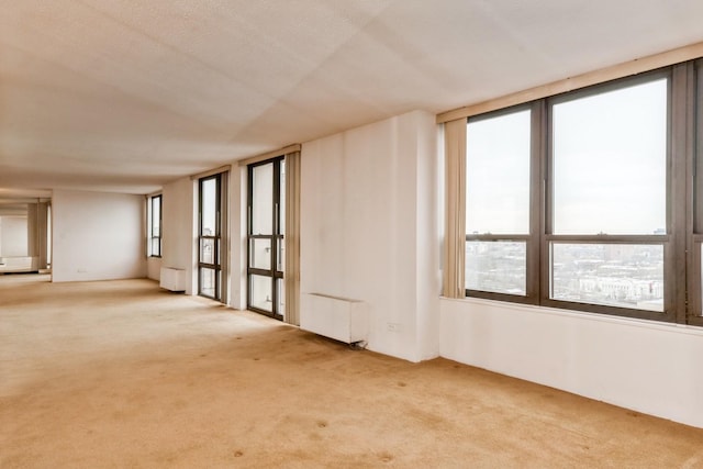 5471 S Hyde Park Blvd Unit 16Ab, Chicago, IL 60615 - carpeted empty room featuring radiator heating unit