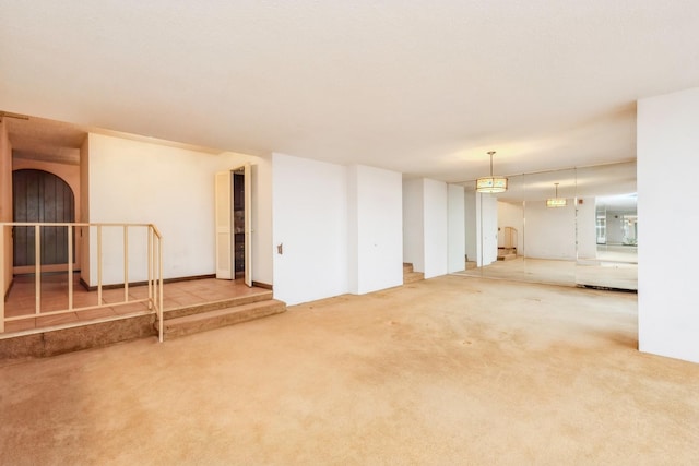5471 S Hyde Park Blvd Unit 16Ab, Chicago, IL 60615 - unfurnished living room with carpet floors