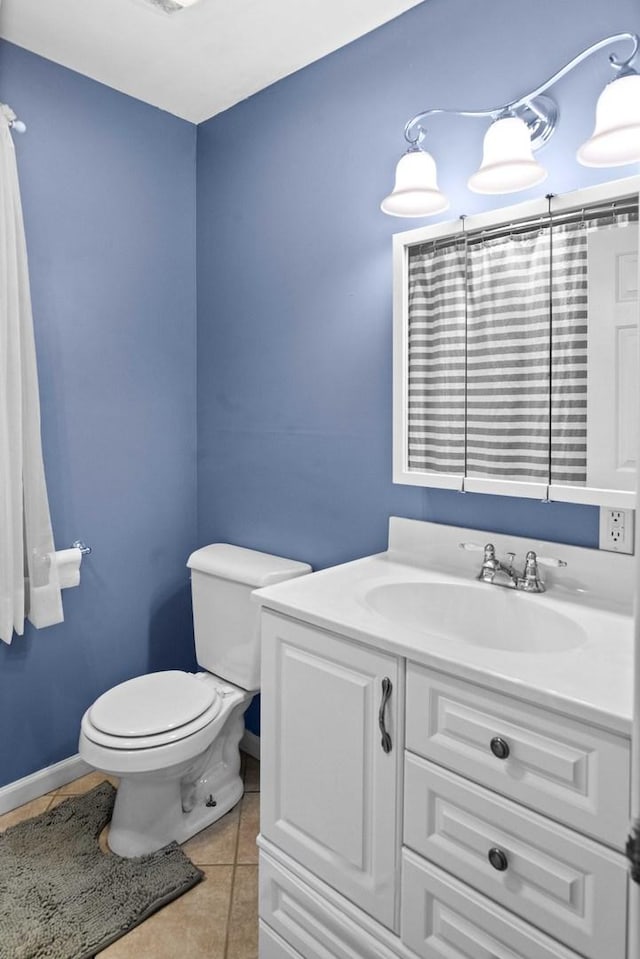 1106 Countryside Ln, Pontiac, IL 61764 - bathroom with tile patterned floors and vanity