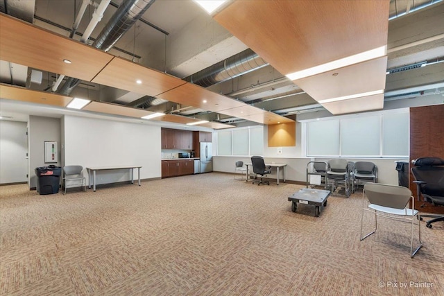 1550 S Blue Island Ave Unit 822, Chicago, IL 60608 - miscellaneous room with carpet flooring and baseboards