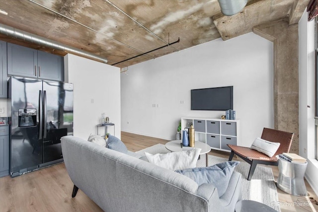 1550 S Blue Island Ave Unit 822, Chicago, IL 60608 - living area featuring light wood-type flooring
