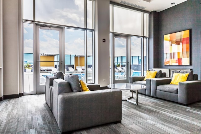 1901 S Calumet Ave Unit 2010, Chicago, IL 60616 - lobby featuring a high ceiling and floor to ceiling windows