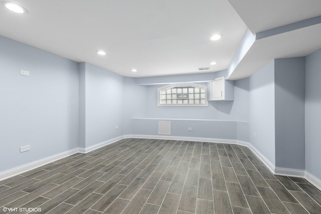 629 E 87th Pl, Chicago, IL 60619 - basement featuring dark wood finished floors and recessed lighting