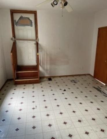 1809 W 21st St, Chicago, IL 60608 - entryway featuring a ceiling fan and tile patterned floors