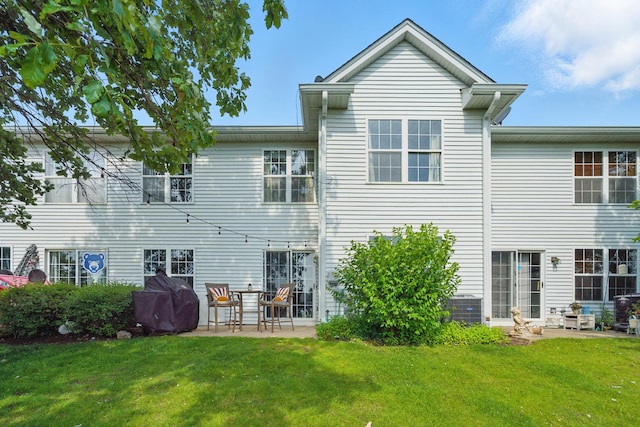 10582 Scott Dr, Huntley, IL 60142 - rear view of property featuring a patio area and a yard