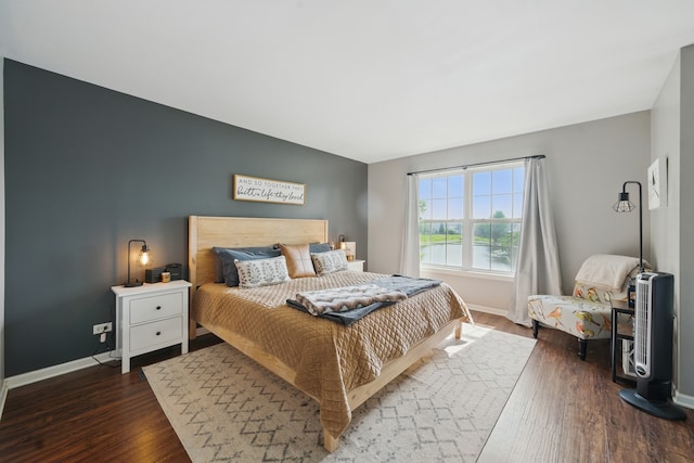 10582 Scott Dr, Huntley, IL 60142 - bedroom with baseboards and wood finished floors