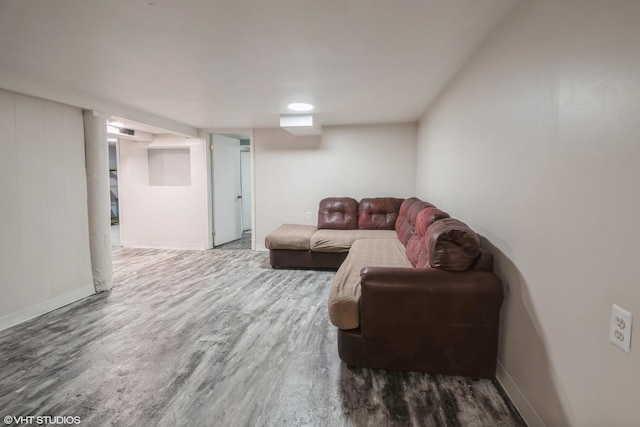 120 S Kinzie St, Thornton, IL 60476 - living area with wood finished floors and baseboards