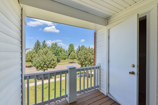 128 Bertram Dr Unit M, Yorkville, IL 60560 - view of balcony
