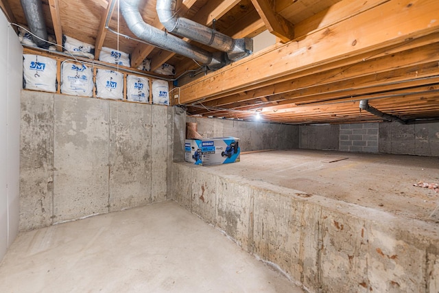 1707 Roosa Ln, Elk Grove Village, IL 60007 - view of unfinished basement