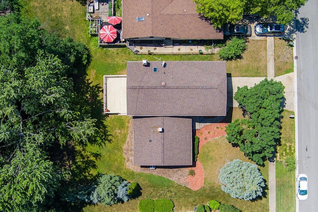 1707 Roosa Ln, Elk Grove Village, IL 60007 - aerial view of property and surrounding area