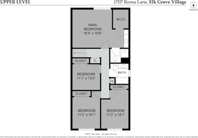 1707 Roosa Ln, Elk Grove Village, IL 60007 - view of floor plan / room layout