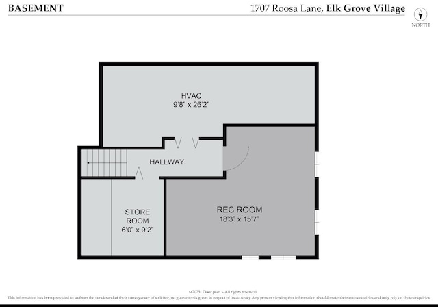 1707 Roosa Ln, Elk Grove Village, IL 60007 - view of room layout