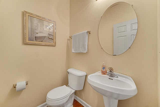 504 W Hillcrest Dr, Romeoville, IL 60446 - bathroom with toilet and a sink