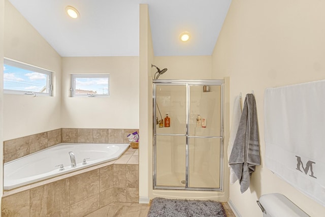 504 W Hillcrest Dr, Romeoville, IL 60446 - bathroom with a bath and a shower stall