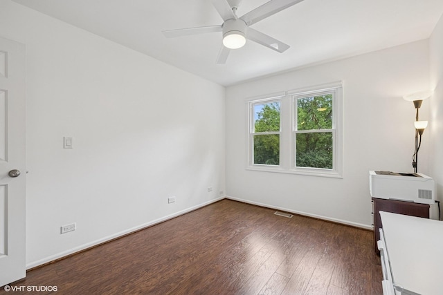 4315 Lombardy Ln, Hoffman Estates, IL 60192 - unfurnished bedroom with wood finished floors and a ceiling fan