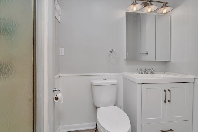 33049 S Symerton Rd, Wilmington, IL 60481 - bathroom with toilet and vanity