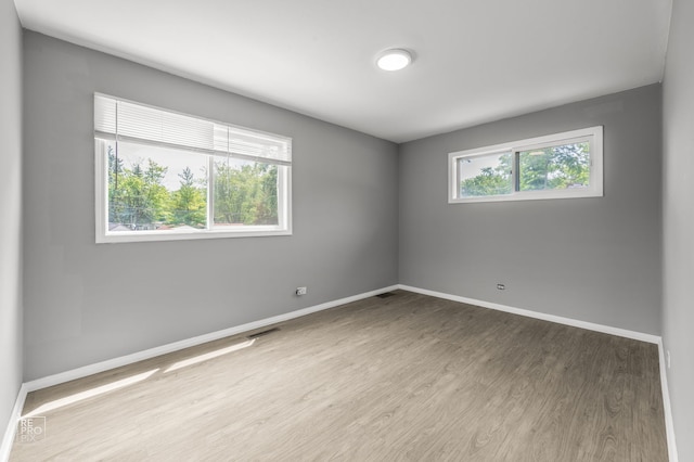 36665 N Traer Ter, Gurnee, IL 60031 - spare room featuring baseboards and wood finished floors
