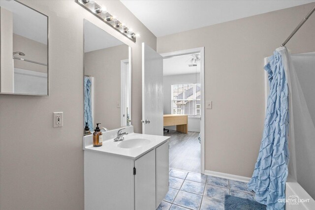 1517 Stoneridge Ct, Yorkville, IL 60560 - full bathroom with vanity and tile patterned floors