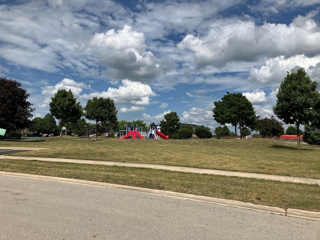 1517 Stoneridge Ct, Yorkville, IL 60560 - view of asphalt street featuring sidewalks and curbs
