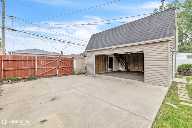 9613 S Yale Ave, Chicago, IL 60628 - detached garage with a gate